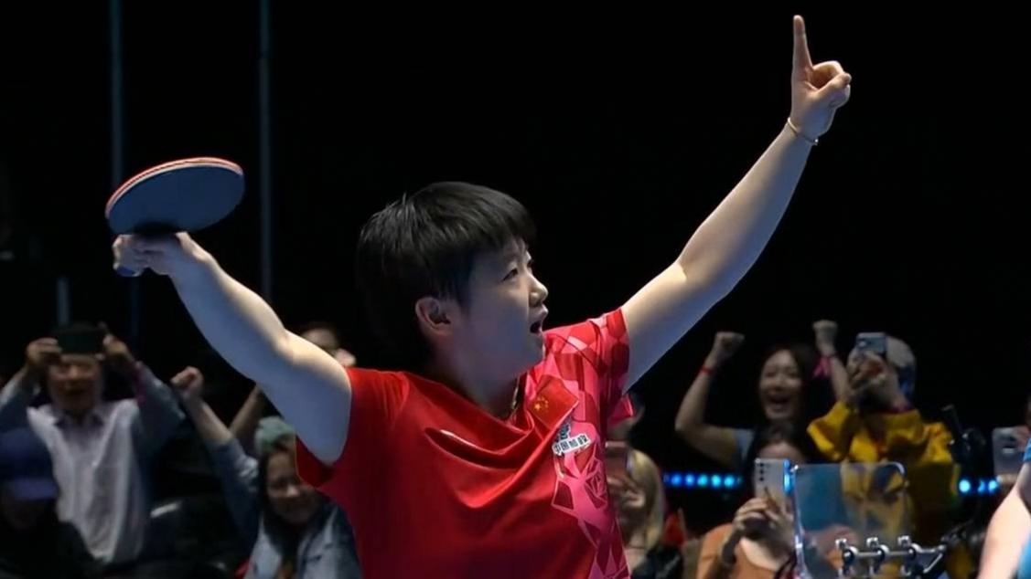 伦敦世乒赛战报！
孙颖莎3-0张本美和，独得两分扛大旗，为国乒扳平比分！

北京