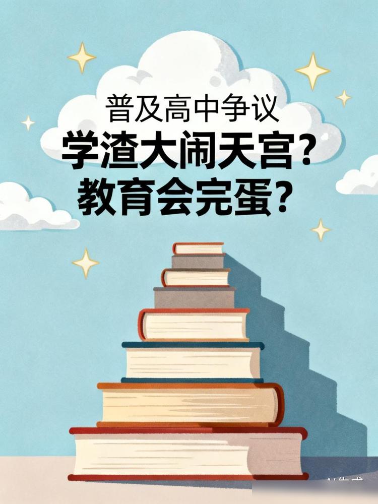 普及高中为什么争议这么大？会祸害好学生，还是改变学生命运。

我看两边的说法都有