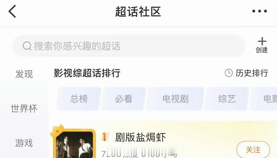 张新成、丁禹兮的盐焗虾CP位列角色CP超话第一了 