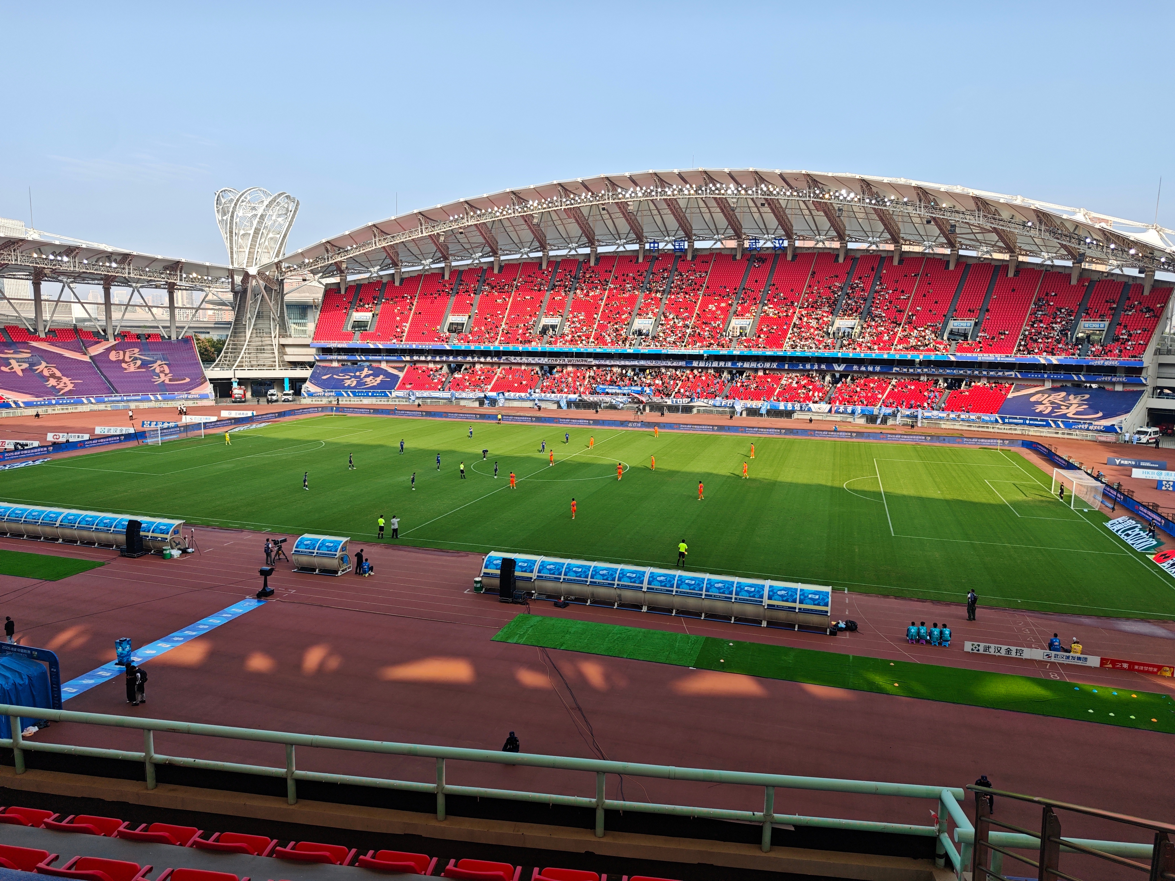 卡点到场！三镇加油！⚽🔥武汉三镇vs山东泰山中超联赛[超话]武汉三镇[超话]武