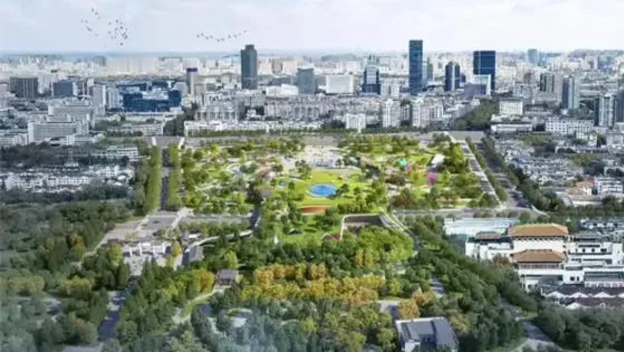 千佛山广场效果图