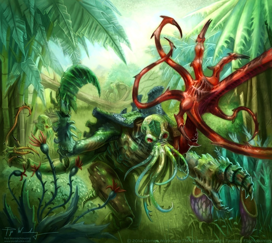 战锤40k[超话] 伊姆加尔基因窃取者（Ymgarl Genestealers）
