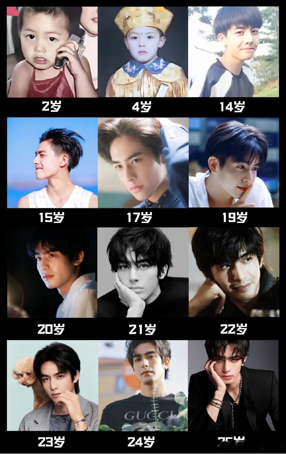 看到他从小到大的照片，我只想说，他真的是从小帅到大的典范！也是百年难寻之帅宋威龙