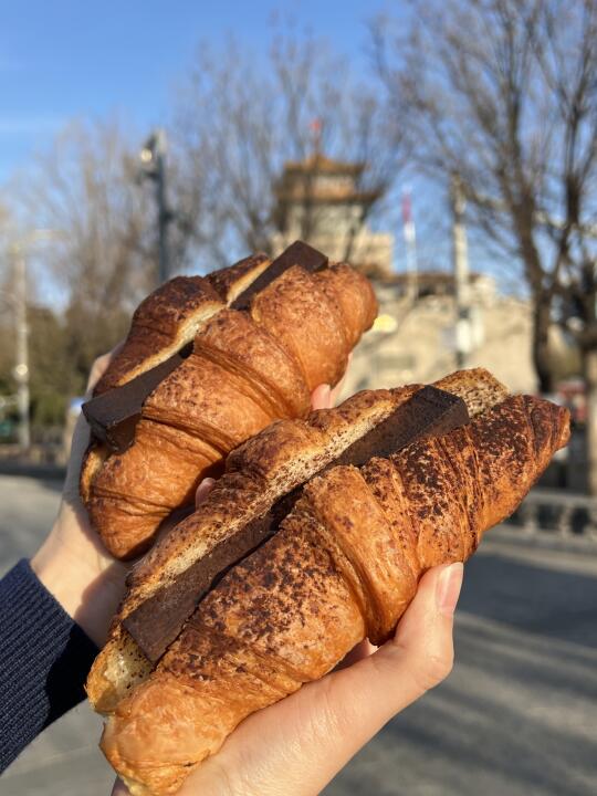 济南首家！巧克力奶冻可颂🥐太好次了阿阿阿