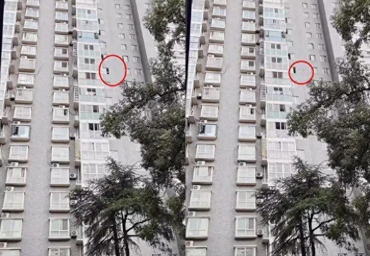 7月20日下午，长沙市雨花区新建西路一小区里，有住户连续近半小时从高空抛下瓷砖、