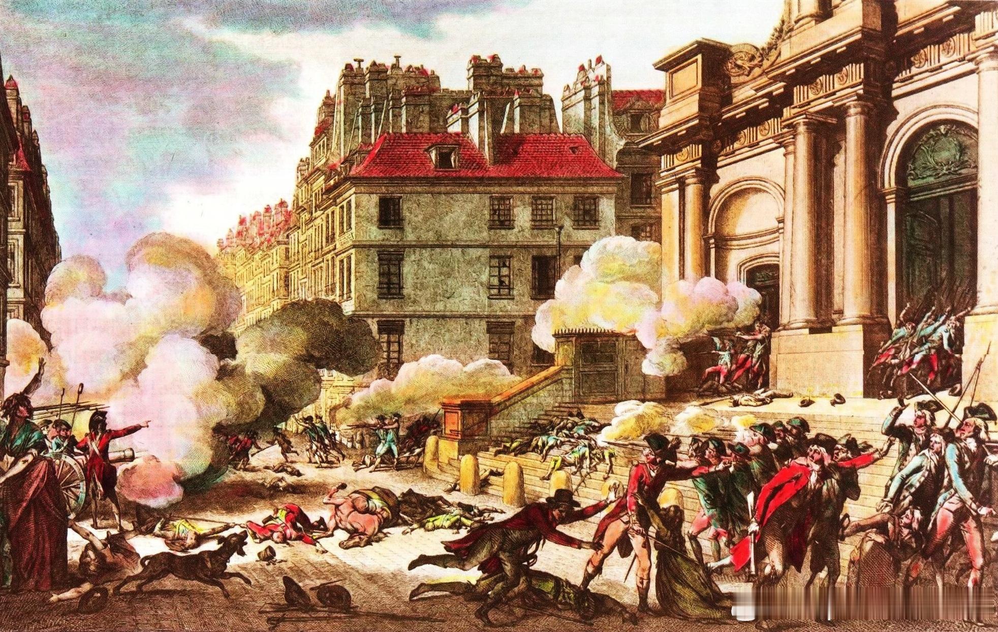 1795年葡月13日（10月4日）巴黎的保王党发动叛乱，意图推翻热月党人政权。负