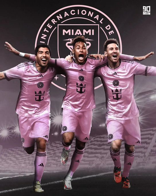 Neymar 将于1月离开Santos加盟Inter Miami。Inter M