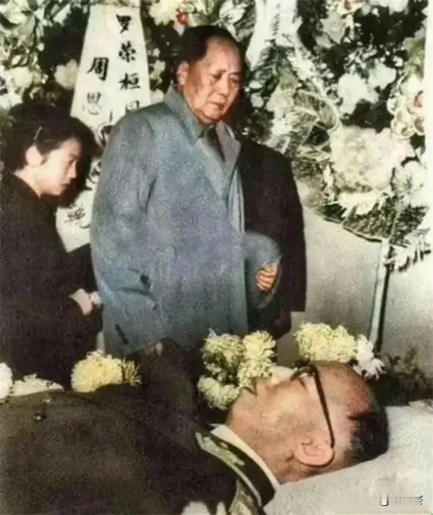 望着昔日的战友，伟人悲痛不已！#缅怀老一辈革命家#