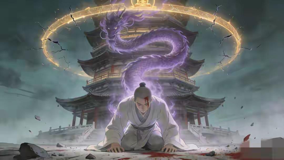 雷峰塔前：紫微龙气压神佛，至孝撼天救母归
 
十八载寒来暑往，西湖水凝，雷峰塔影