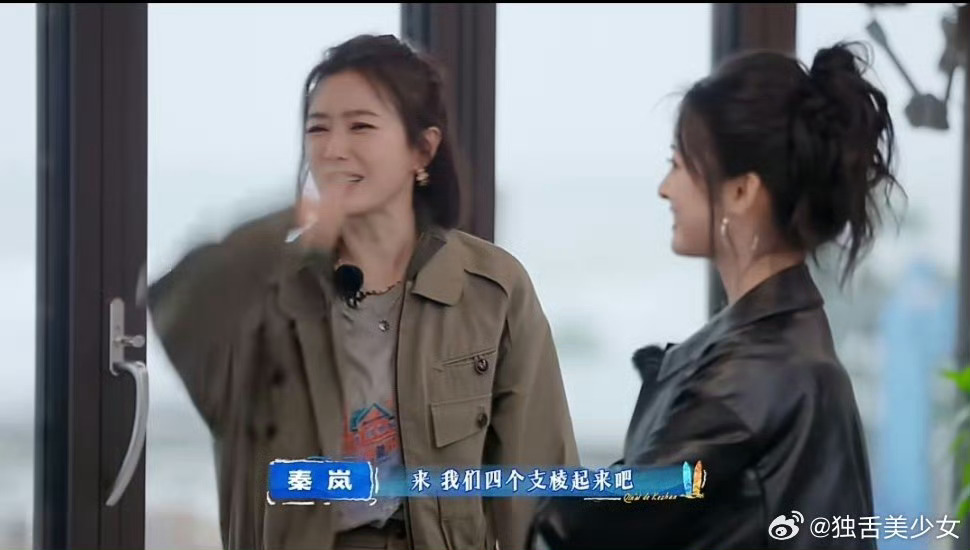 姐姐这发量是真实存在的吗？在客栈忙前忙后一整天，发丝依然这么蓬松飘逸，慕了！秦岚