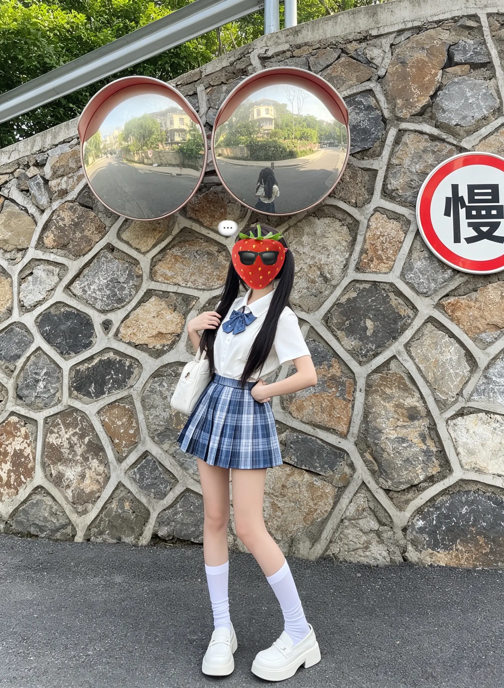 日常校园穿搭 女高中生的清纯校园穿搭 女大学生校园穿搭 学校出片 青春女大穿搭