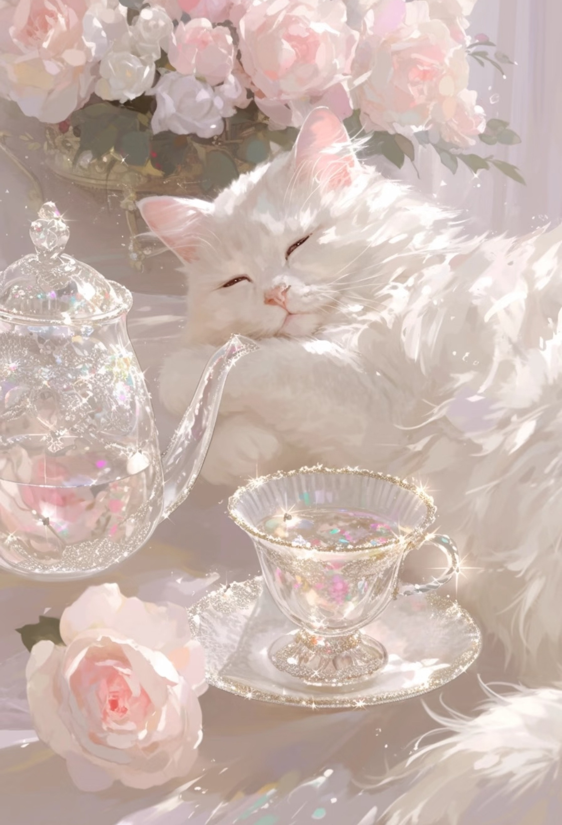 可爱又治愈的仙女猫头像，bulingbuling的你一定会喜欢哒！✨🌙 ​​​