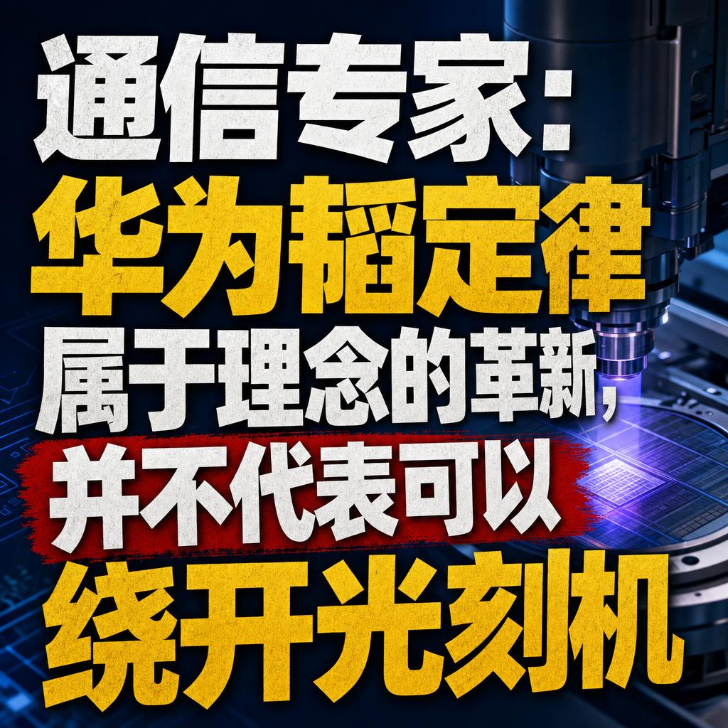 华为韬定律：芯片技术换道突围的可行路径
最近芯片圈都在刷屏一件事：华为在IEEE