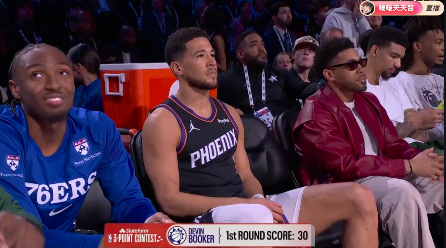 全明星三分大赛布克30分！真是准啊！赏心悦目