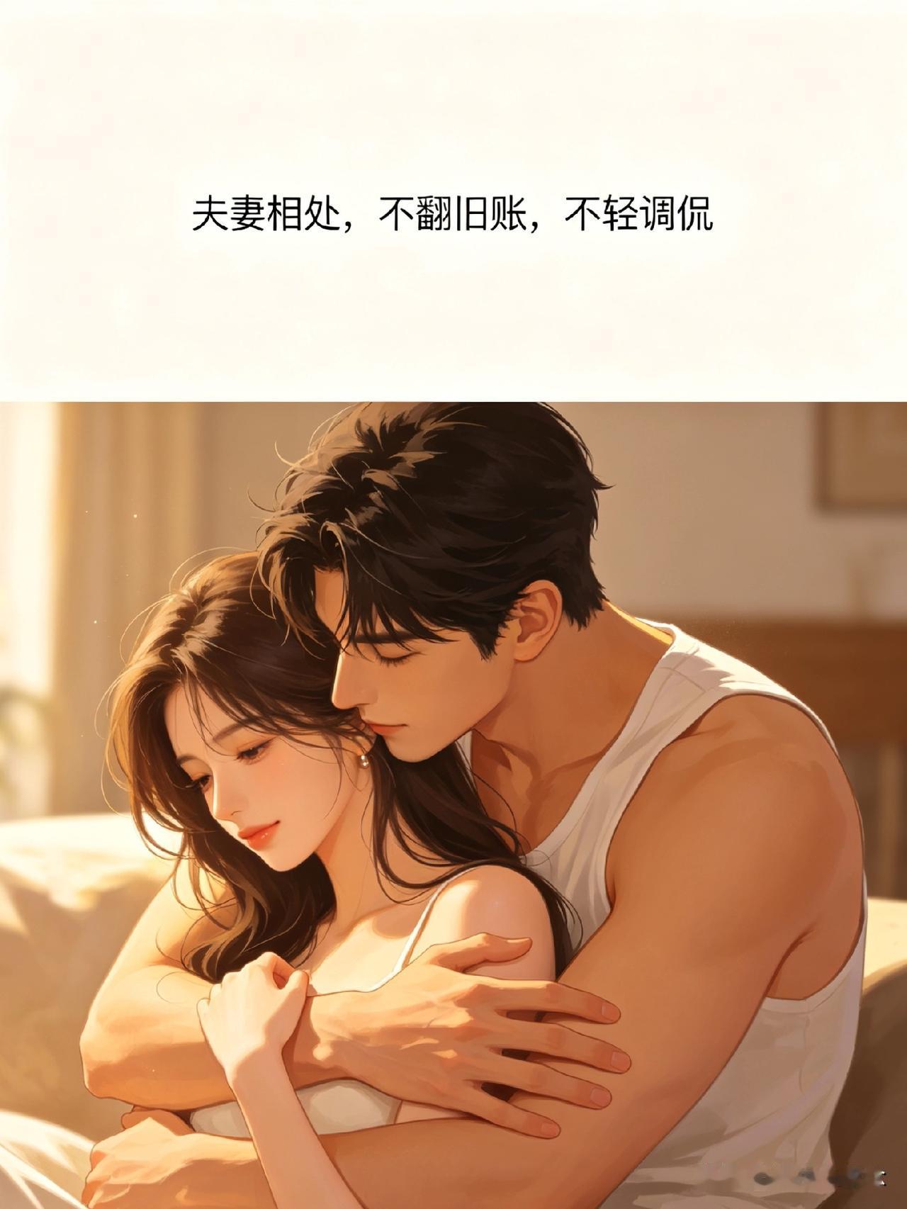 夫妻相处最顶级的自律：不翻旧账，不轻调侃
 
很喜欢一句话：婚姻是合伙过日子，不