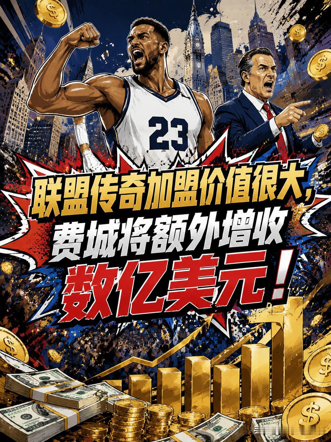 詹姆斯将给费城带来4亿多美元的经济收益？可这次还是真的！看来，此前宾夕法尼亚州州