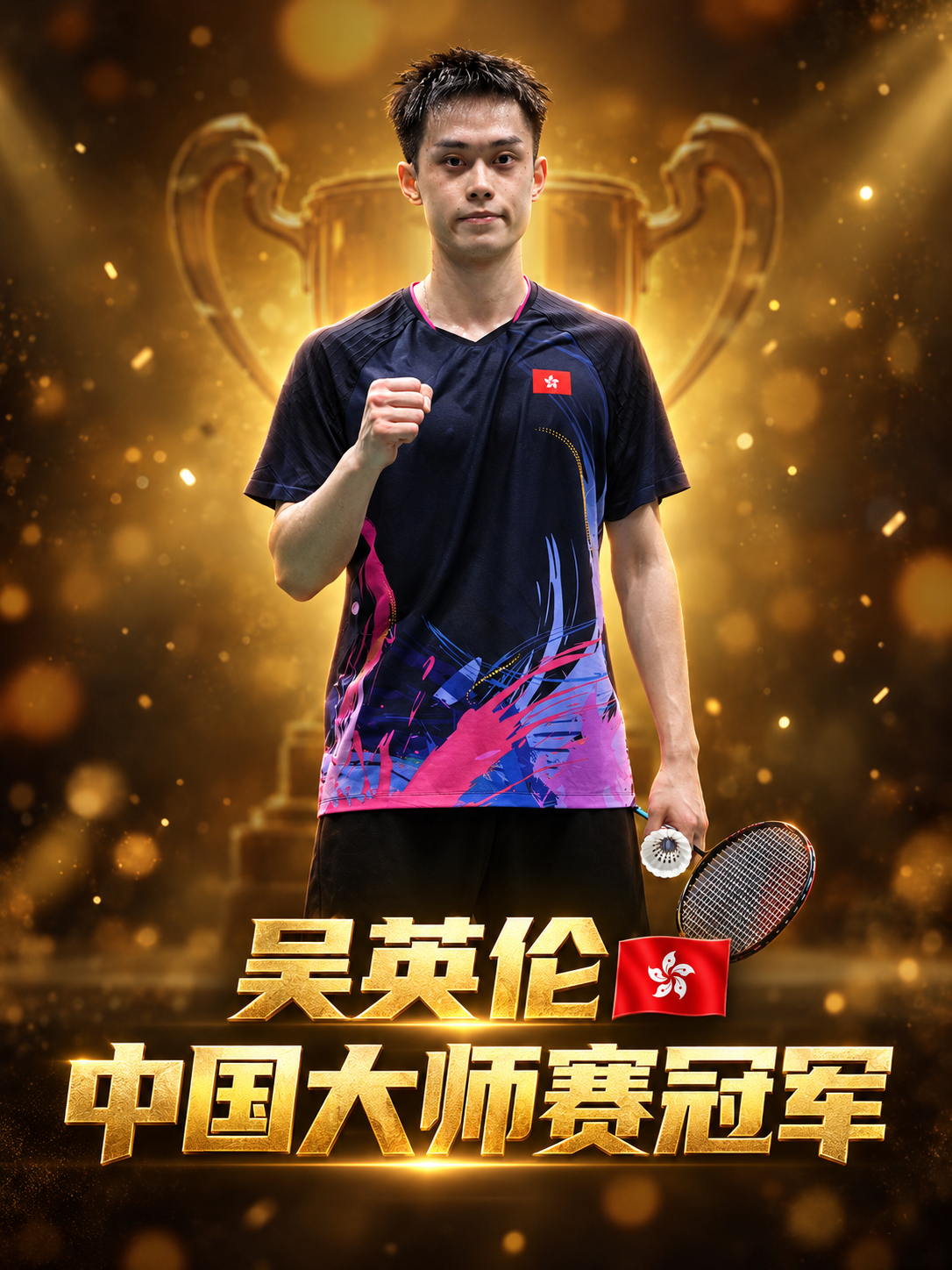 【吴英伦🇭🇰夺冠之路🏆】首轮：21-12、21-17 🇯🇵渡边航贵【⏰