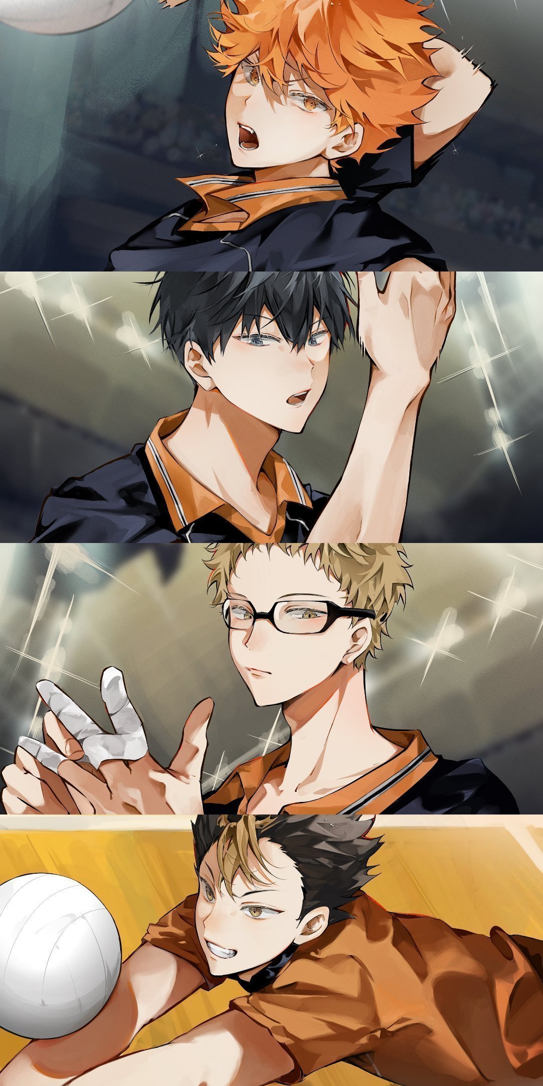 排球少年个个都好帅画风好棒！！排球少年 画师X:Myanya_0