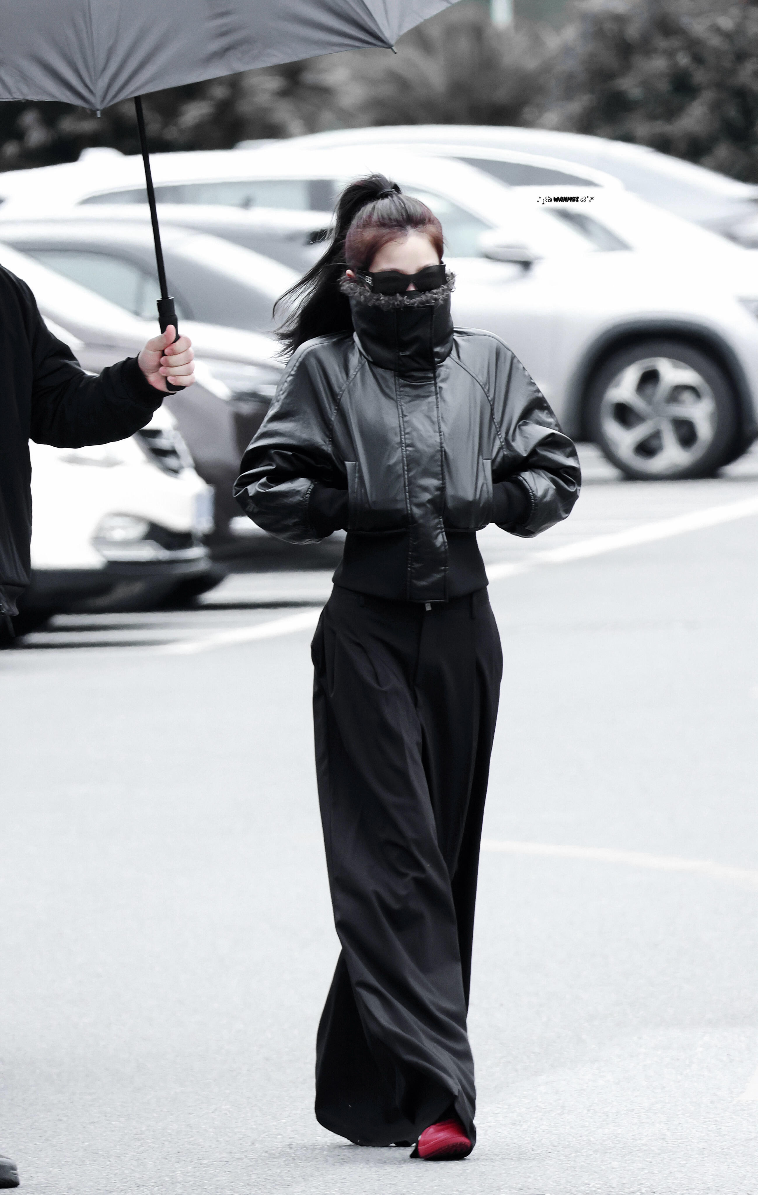 虞书欣今日云初令高马尾上班  allblack好酷！ 