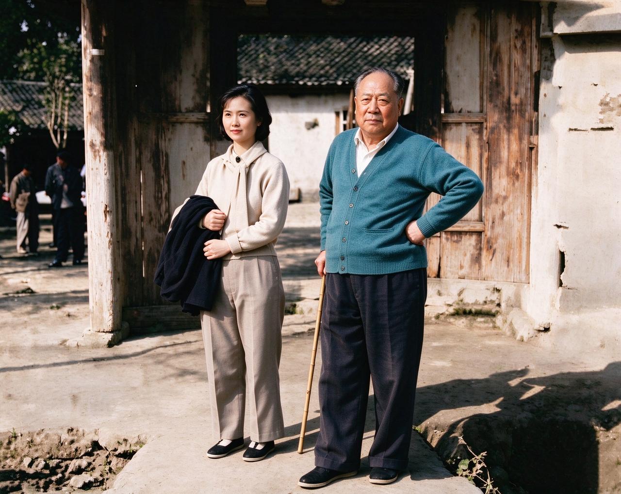 一九五九年十一月二日清晨，四川乐至县复兴场张安井村，陈老总和妻子张茜在离旧居很远