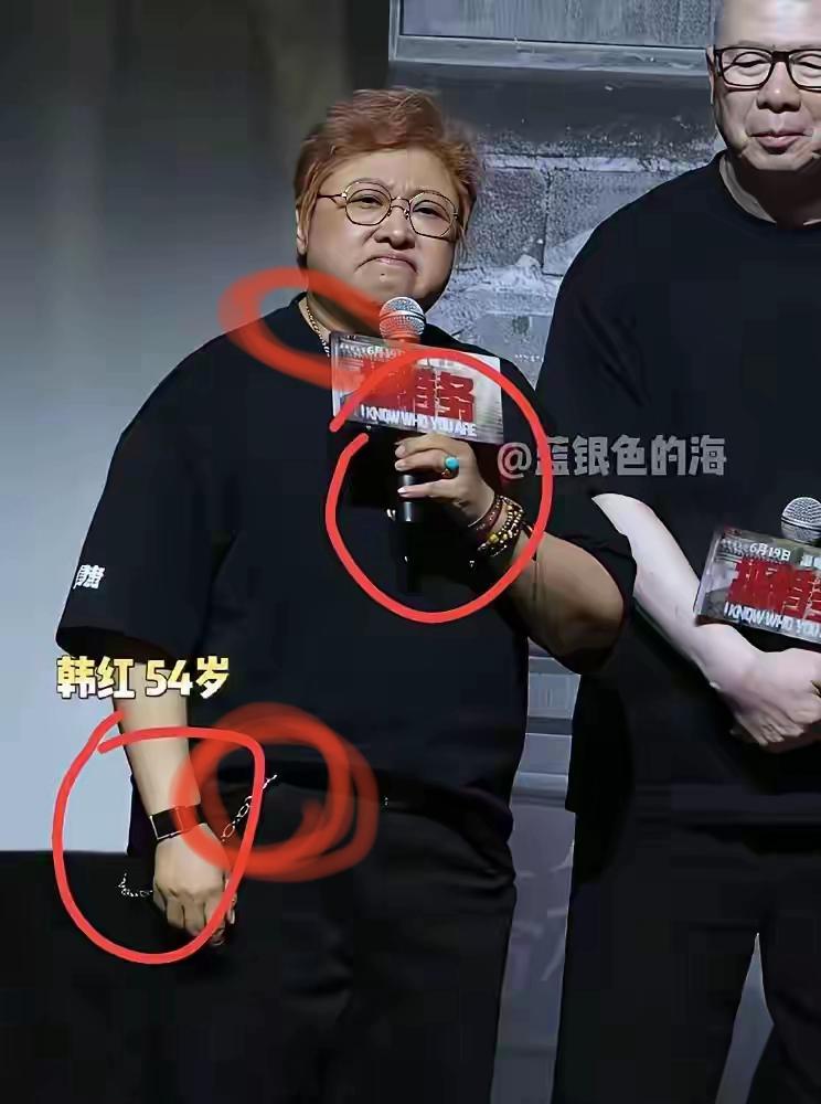 从韩红比较社会的衣着打扮看，她说“走个面儿”这类的江湖话，也算正常。
韩红有个职