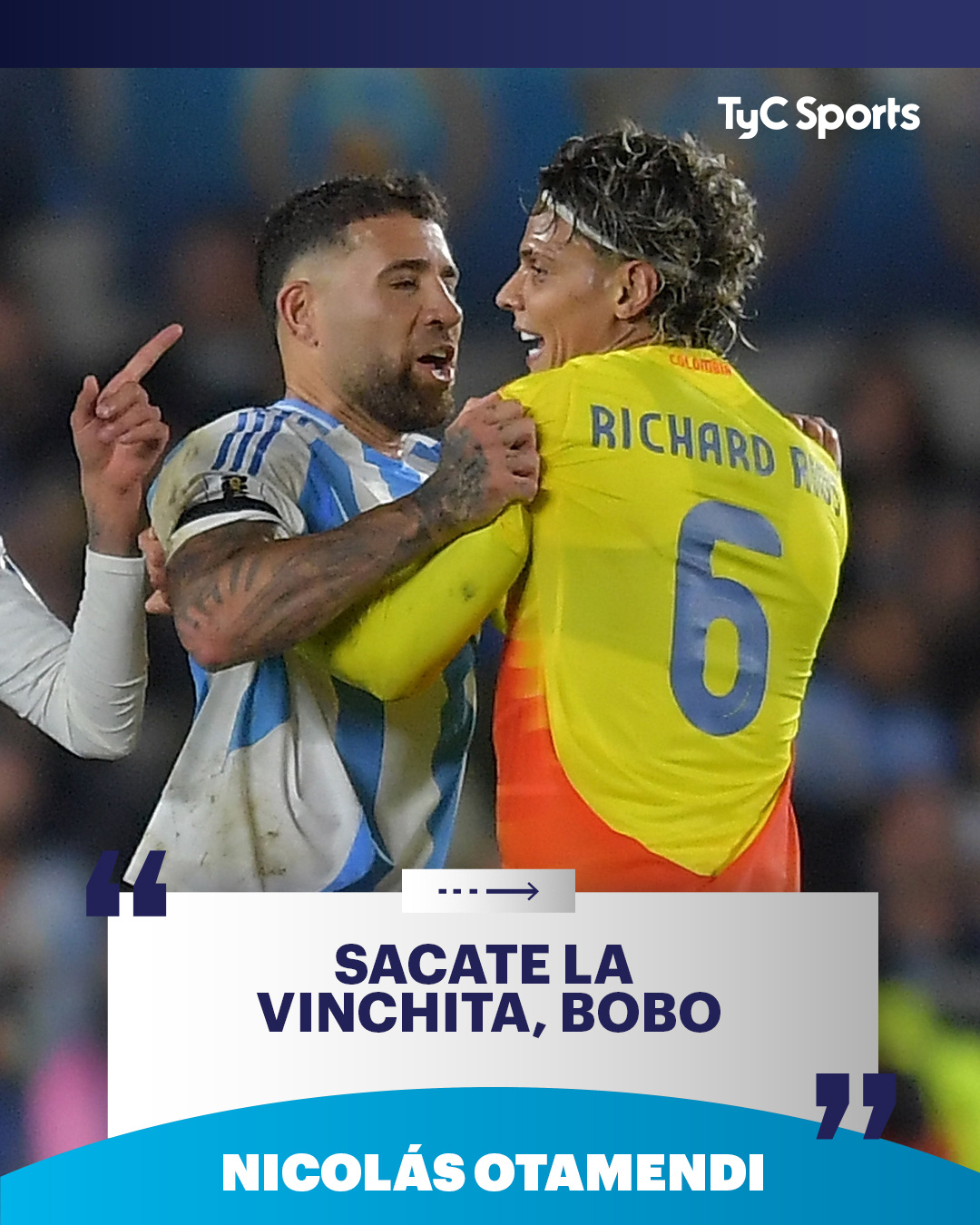 奥迪哥和里奥斯赛后对喷！！[允悲]🇦🇷奥塔门迪：把你那发带摘了吧，傻瓜！🇨