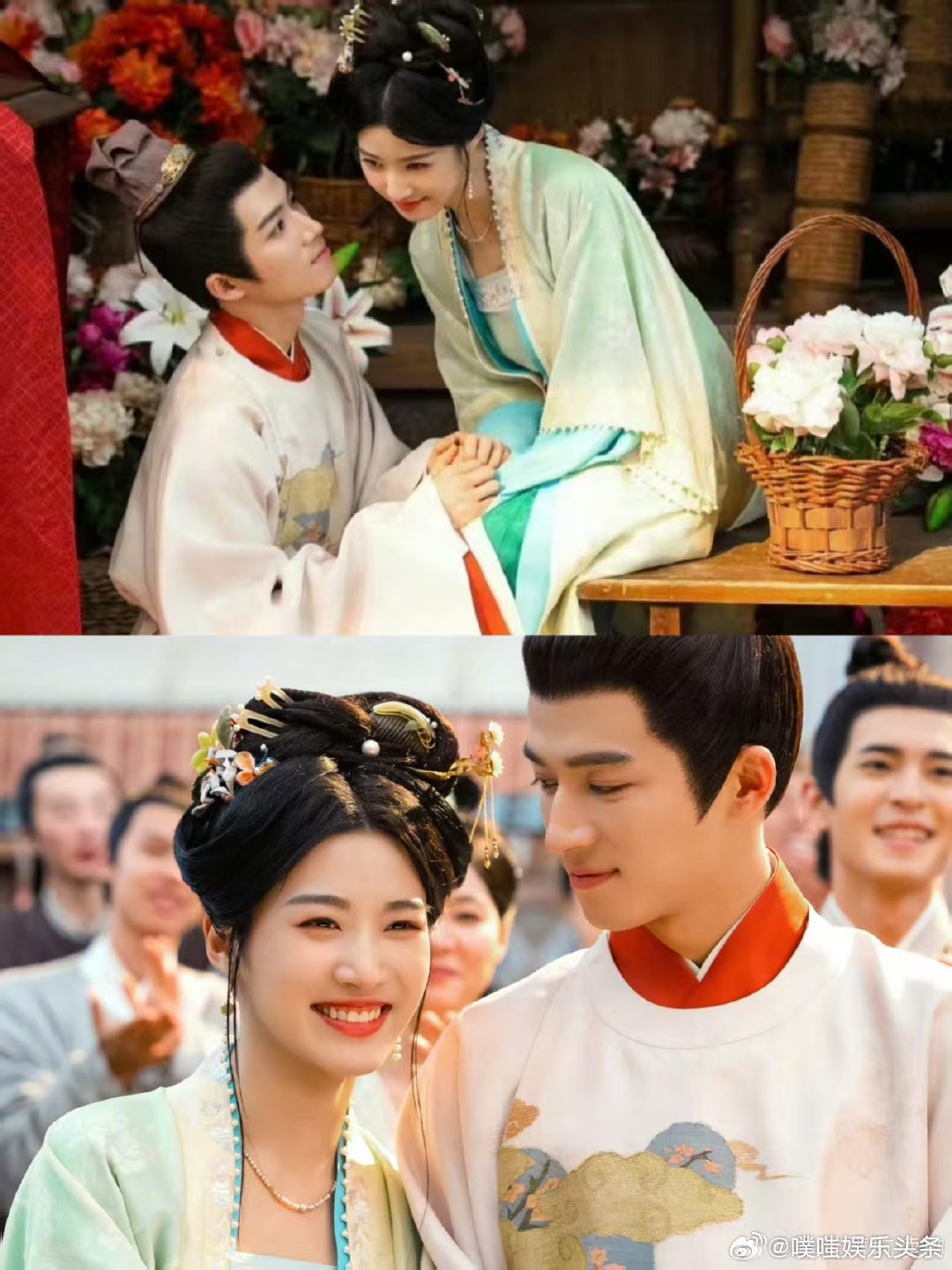 卢昱晓不让狗狗看柴安三娘大婚吻  电视剧五福临门  卢昱晓和王星越这俩人在直播里