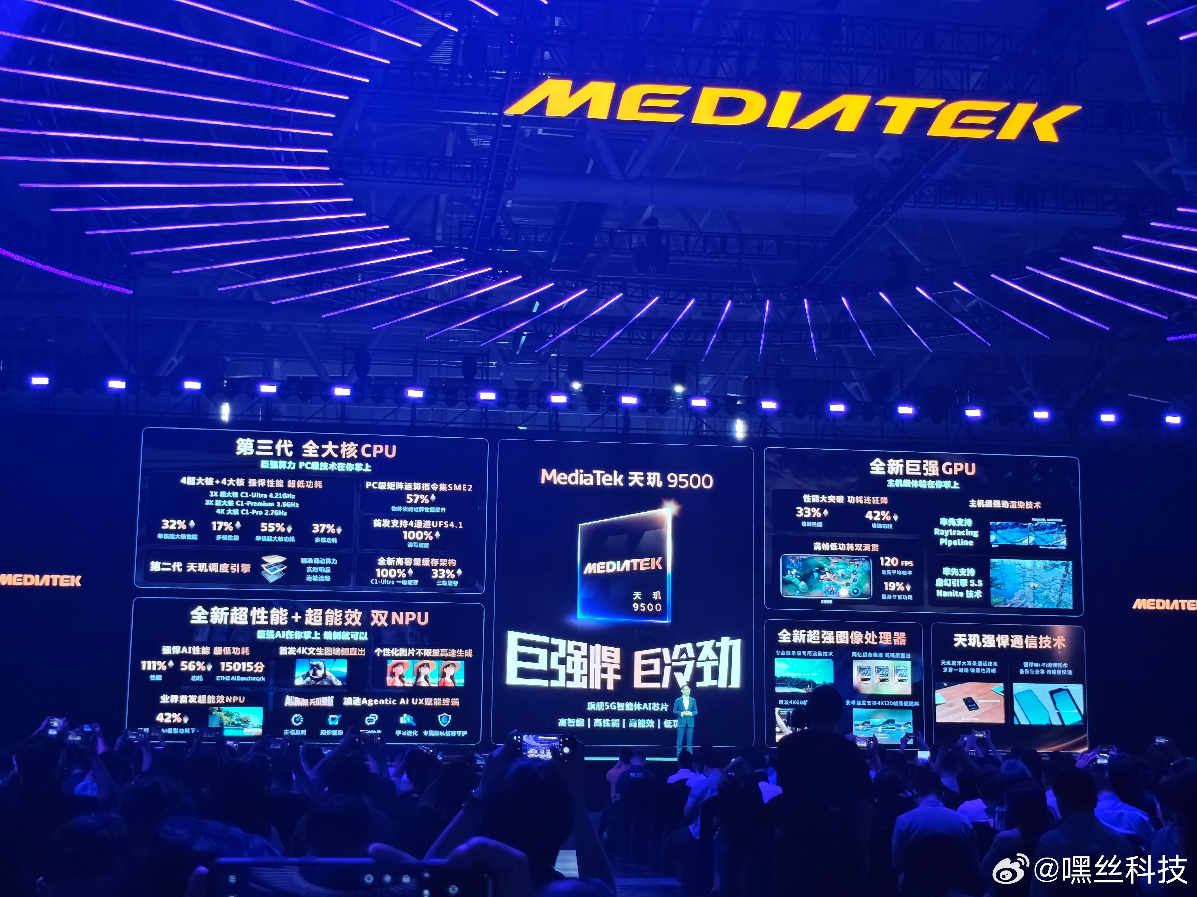一图看懂天玑9500旗舰芯~MediaTek迄今为止最强大的旗舰移动芯片[酷]集