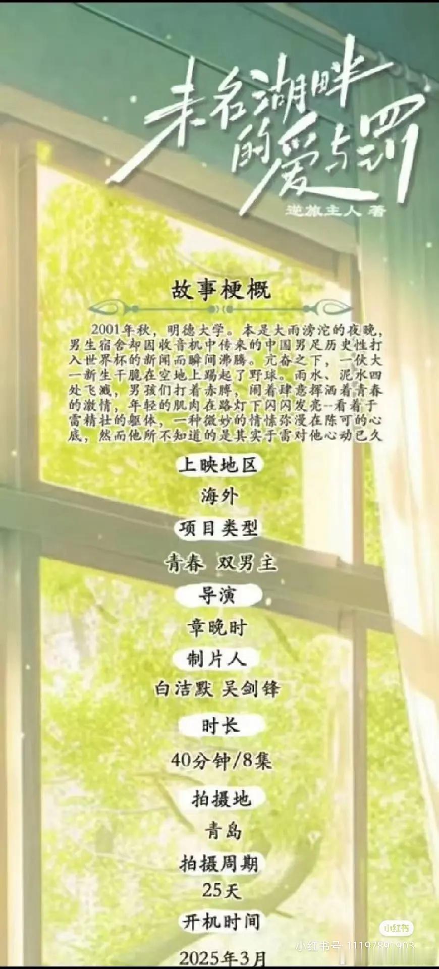 [傻眼][傻眼][傻眼]不是 《未名湖畔的爱与罚》要影视化啦 