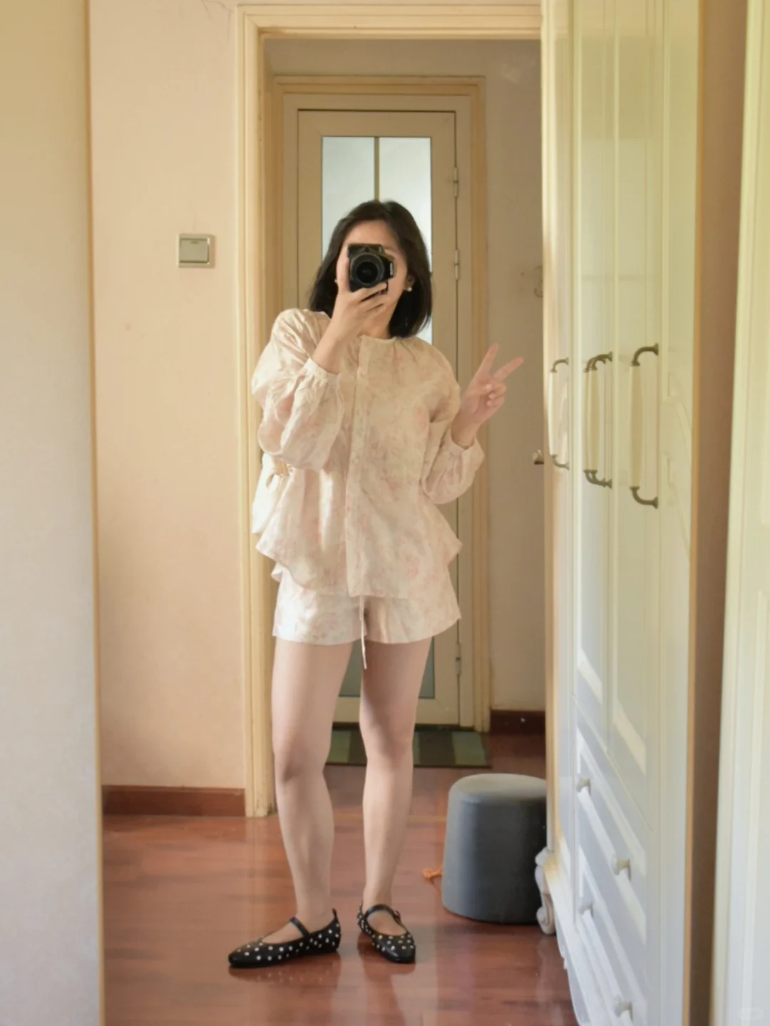 虽然我胖！但是我会穿呀✌🤗