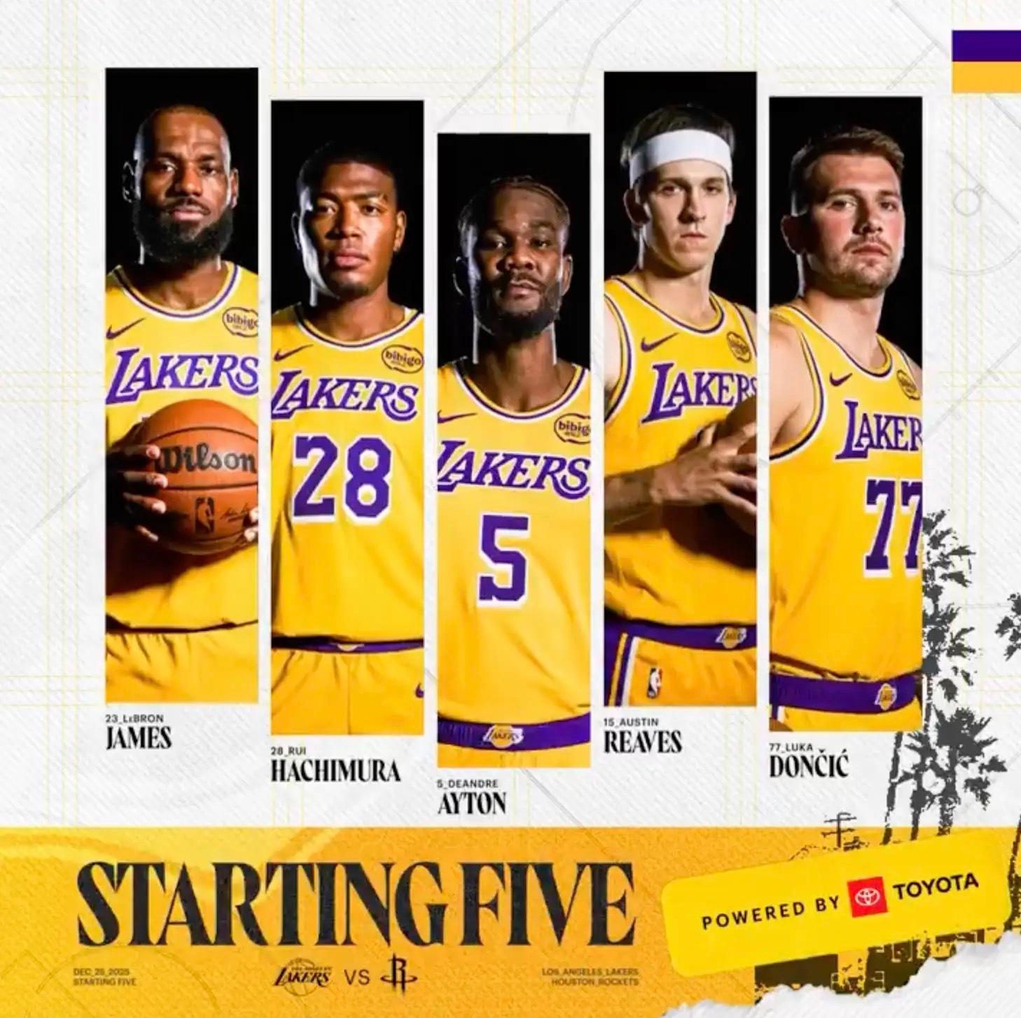 湖人这套首发阵容一上肯定输分，干脆别用了，雷迪克真别太固执……火箭vs湖人nba