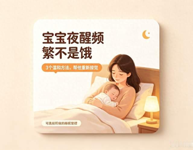 宝宝夜醒频繁不是饿！我坚持3个科学方法，告别夜醒睡整觉