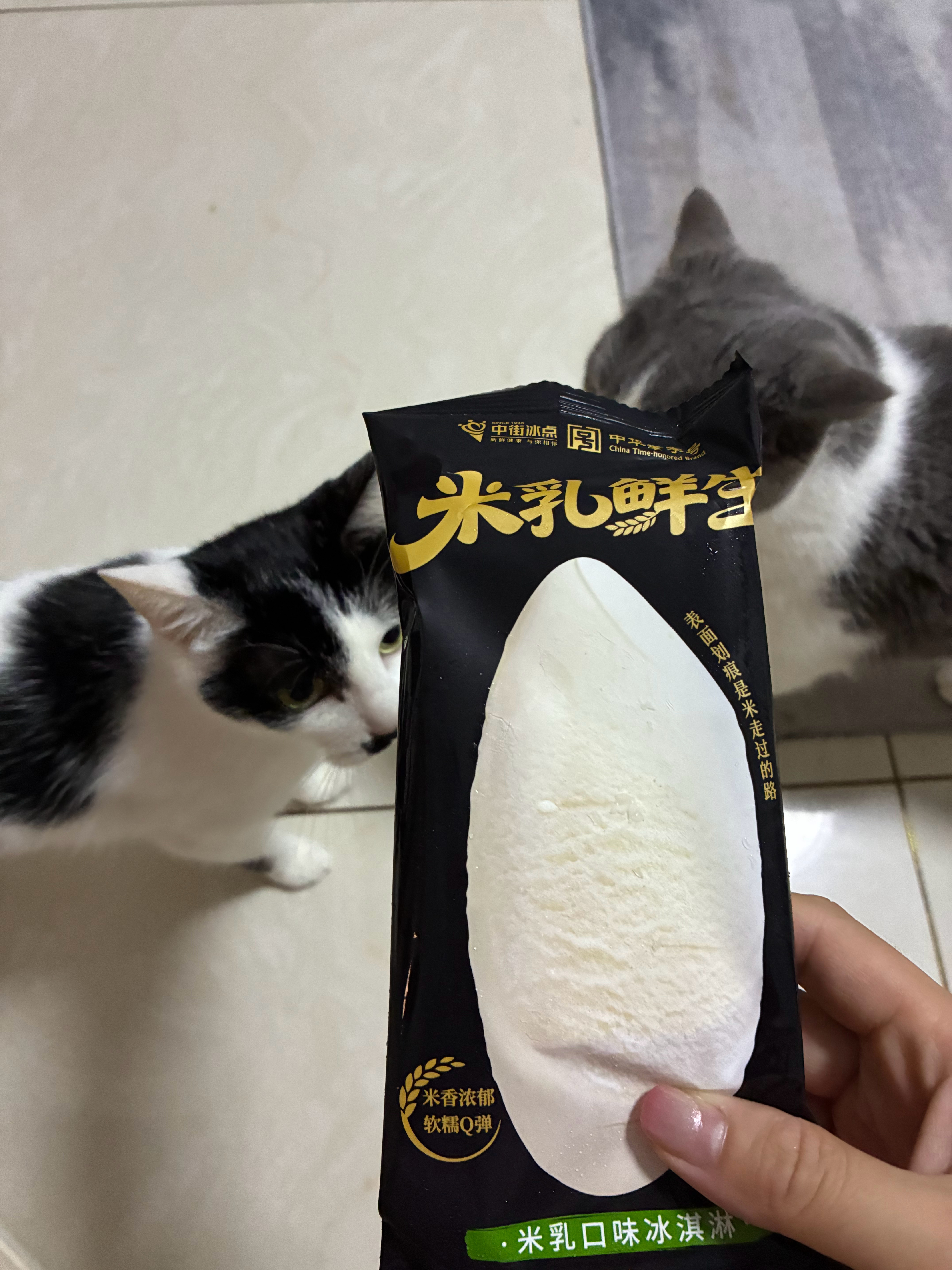 不知道，老婆给我买的雪糕很曼妙 