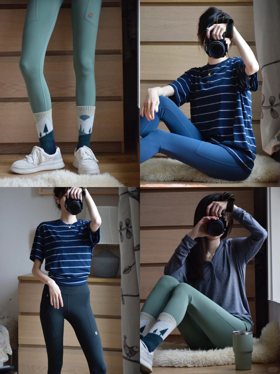我z爱的legging，集齐三色～