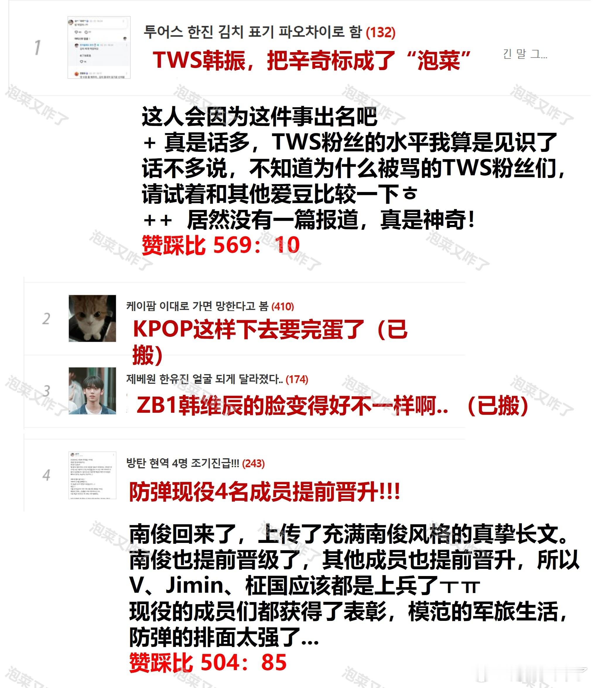 pann🔥娱乐板块日榜TOP10-250203一个人一天精翻也搬不了多少贴，以