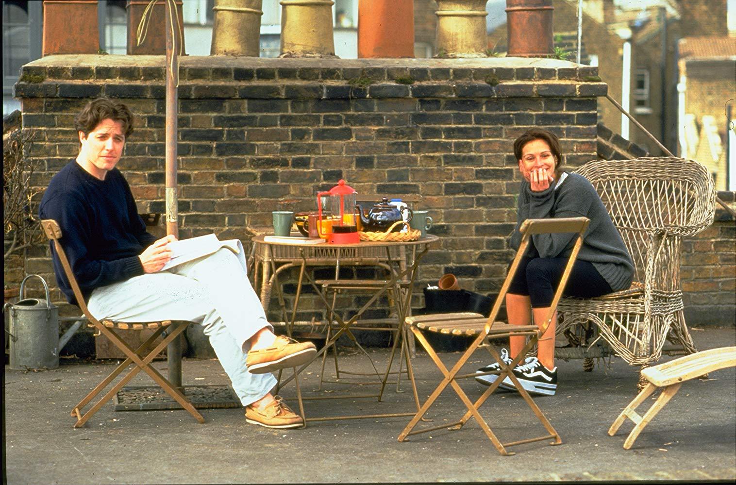 27年前的今天，朱莉娅·罗伯茨与休·格兰特主演的《诺丁山》在英国上映诺丁山朱莉娅