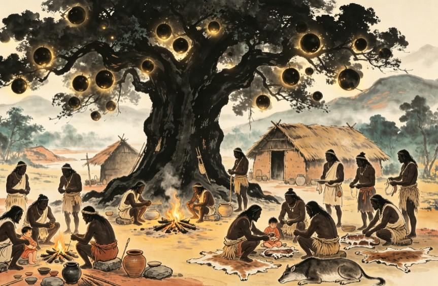 品读《山海经》627——《大荒南经》不死国

原文：
有不死之国，阿姓，甘木是食