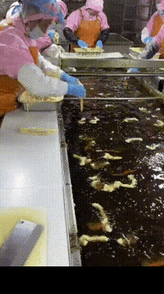 原来网上买的那些预制小酥肉是这样生产的！ 