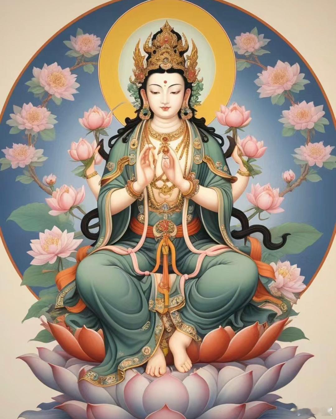 遇见文殊菩萨，接好运，所求皆如愿 ​ ​​​