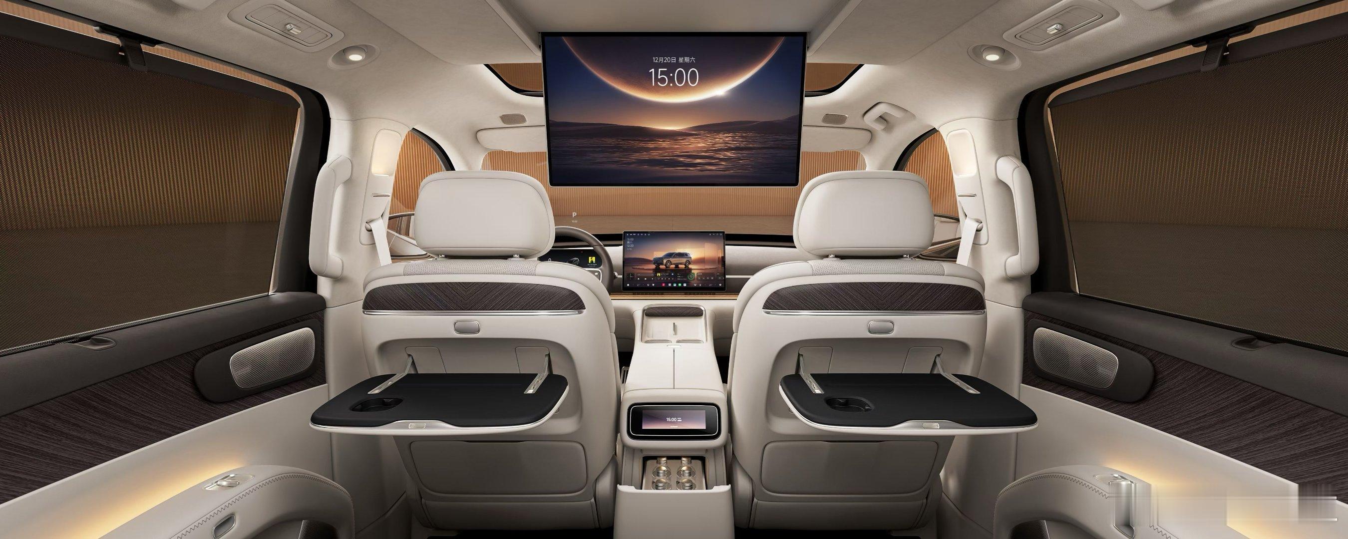 零跑D19内饰有点意思 