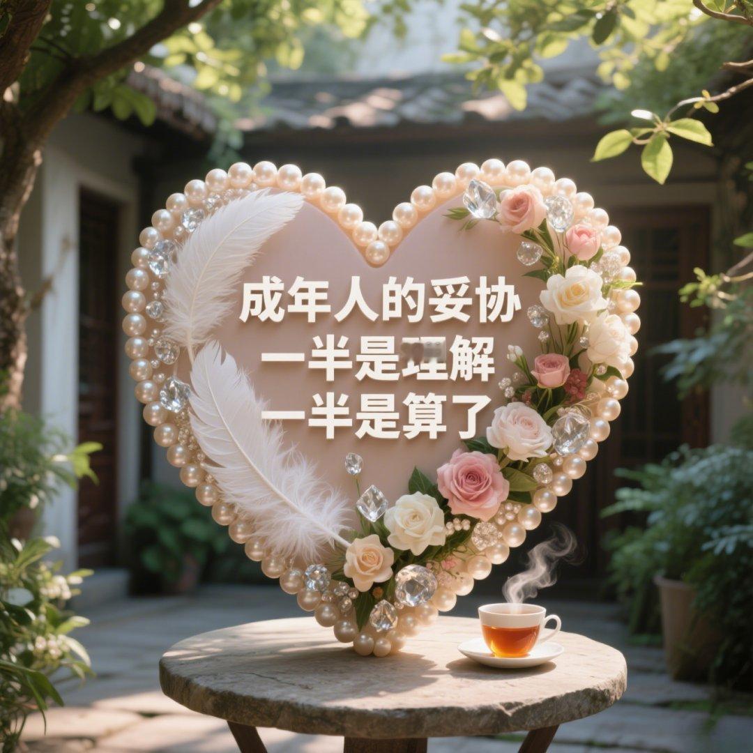 治愈无数人的一句话：别贪心，也别灰心！
 
人生这趟旅程，最难得的是学会和自己和