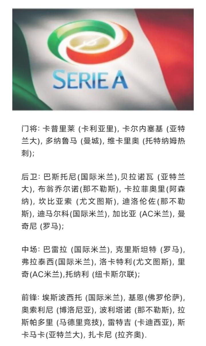 🇮🇹
既然里奇和加比亚可以入选国家队为什么巴尔特萨吉不能入选，他三可都是一块