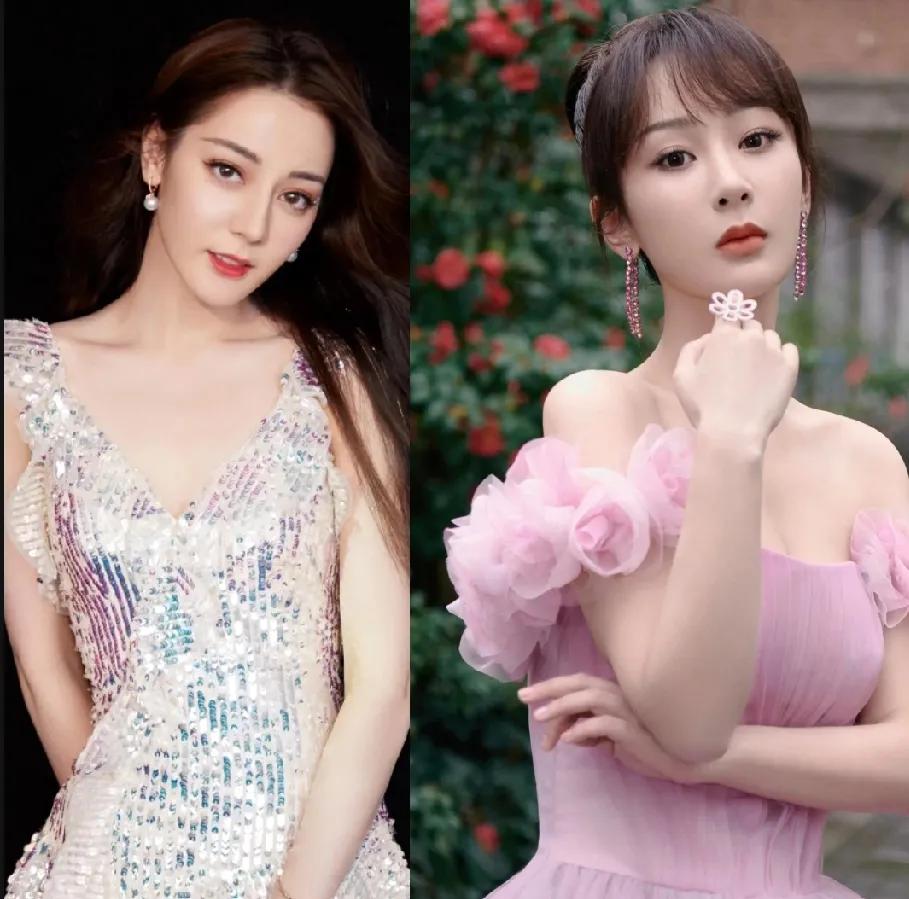 迪丽热巴和杨紫都是90后顶流花旦，旗鼓相当

杨紫童星出身，颜值演技都一直在线。