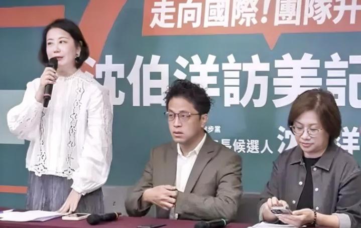 “台独”顽固分子沈伯洋7月15日召开记者会，宣布将于7月20日起窜访美国，并妄称