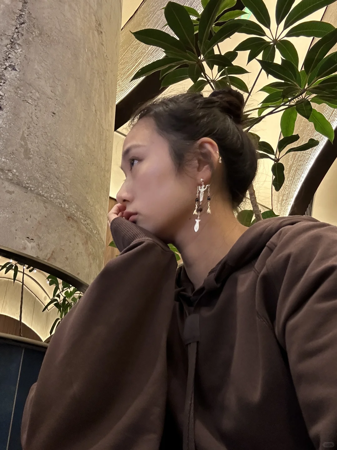 今天的耳环有点好看