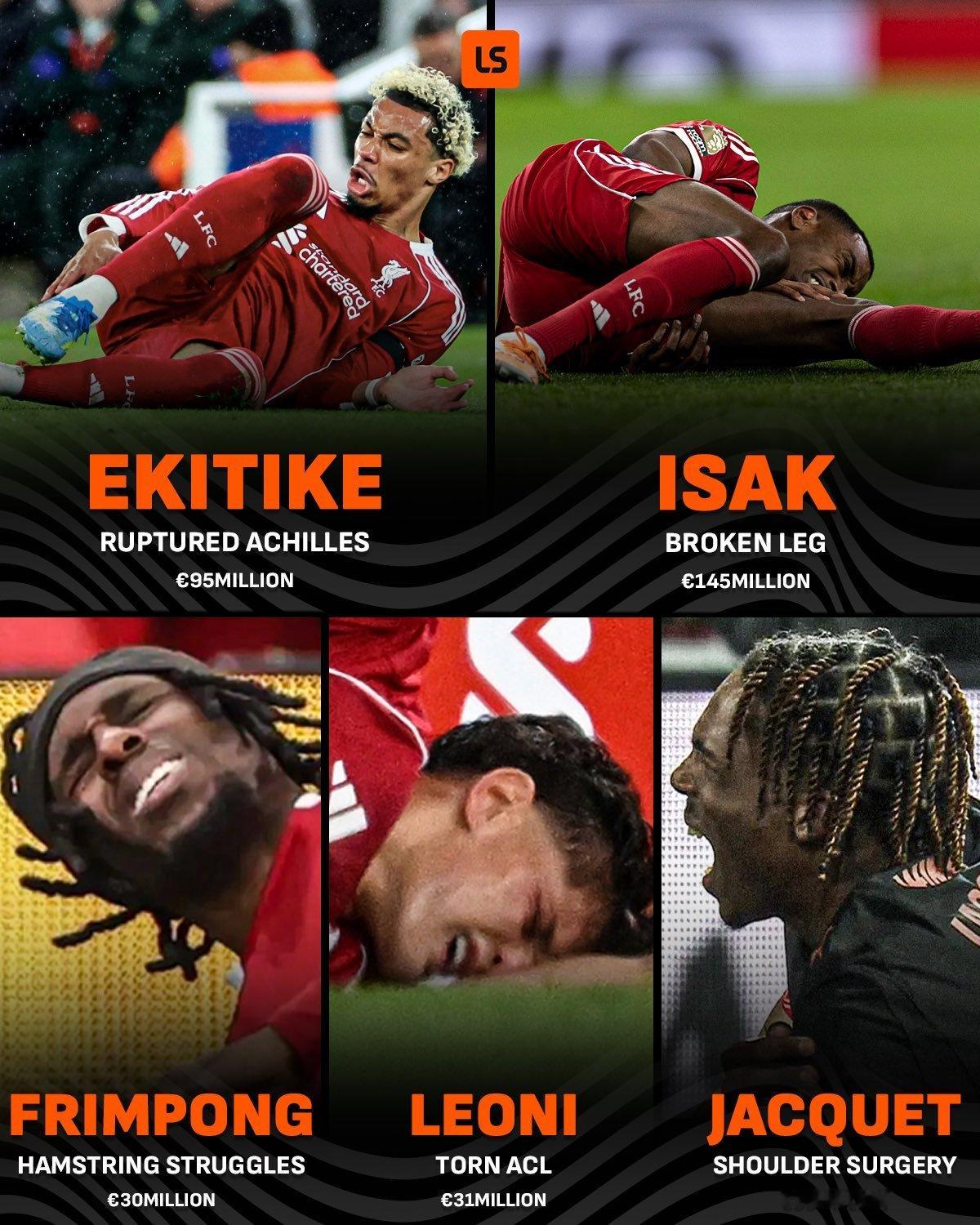 利物浦想不通，为什么高价新援排着队重伤 