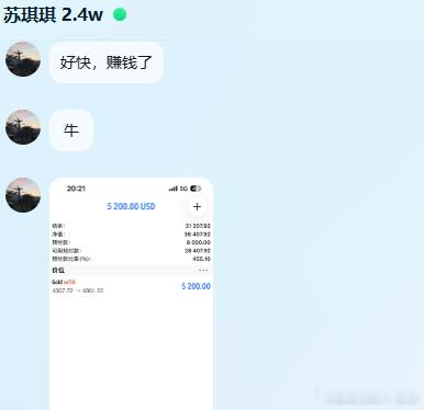 杨哥团队喜讯 恭喜苏女士跟上杨哥团队斩获5200美金！[给力][给力]继续跌！等