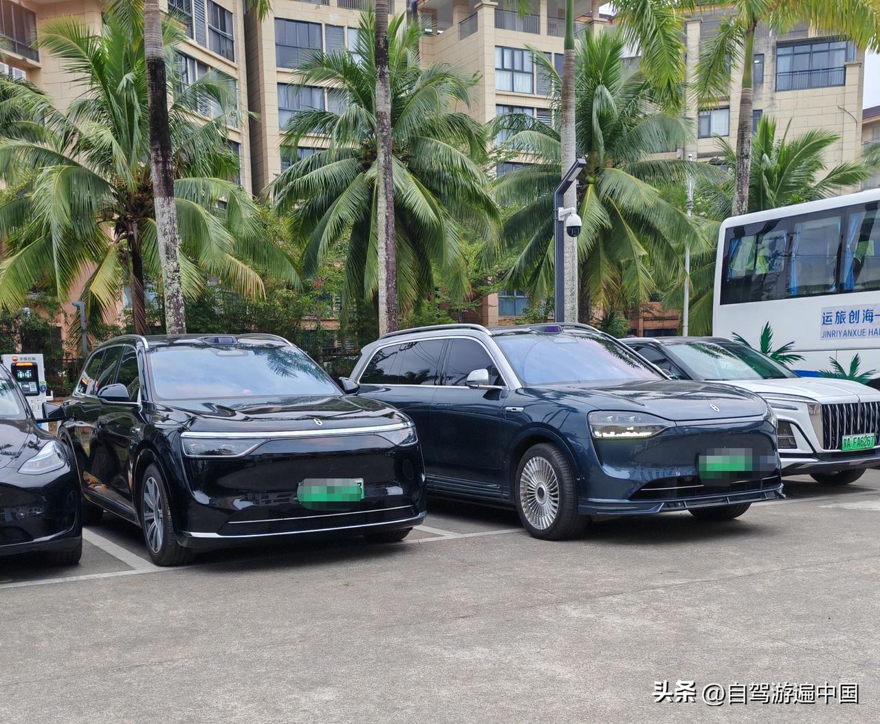 巧遇，充电站问界M9M8相遇了。