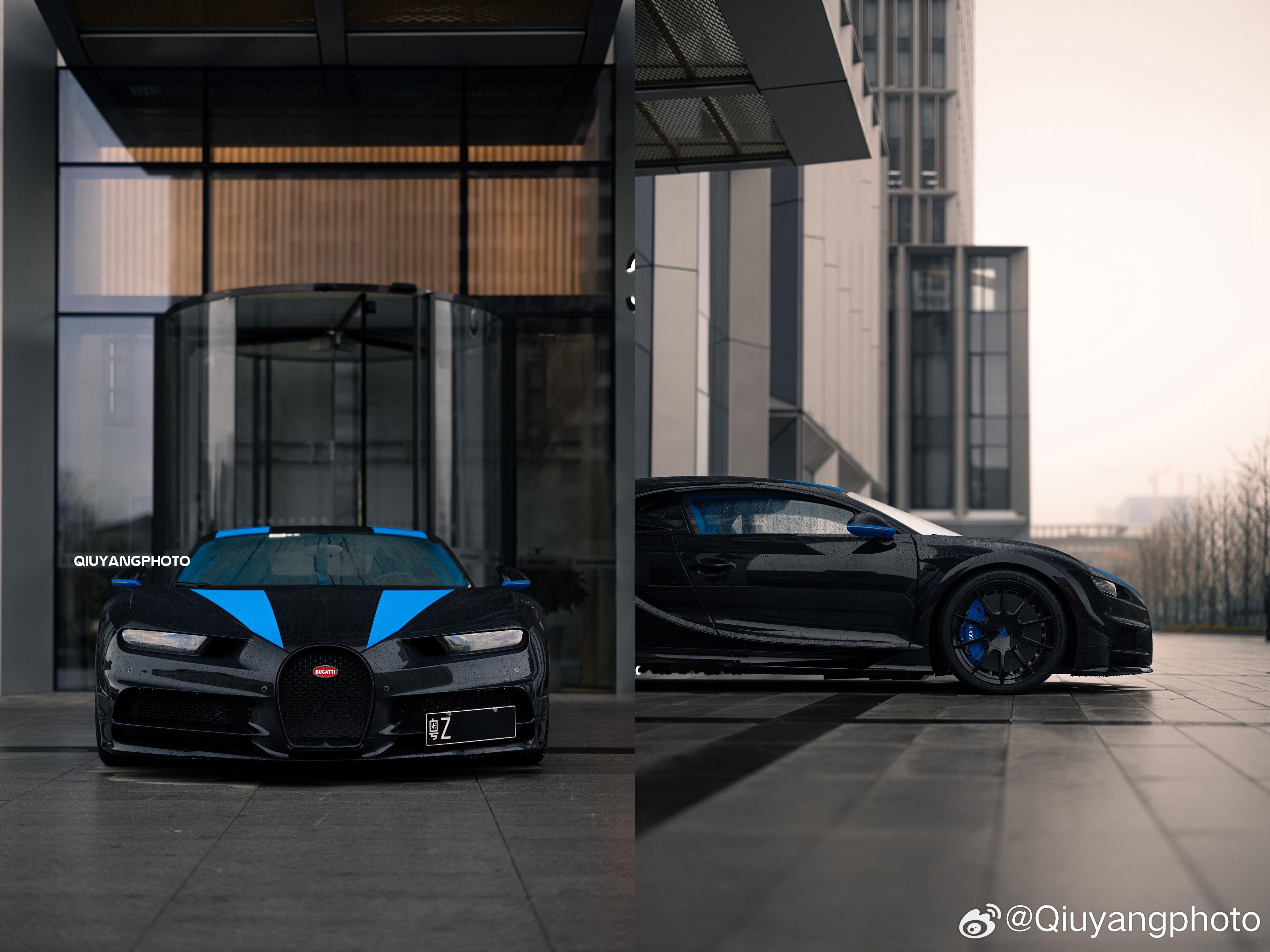 Bugatti Chiron #cars01豪车拍# 原本为1 OF 2黑白拼色