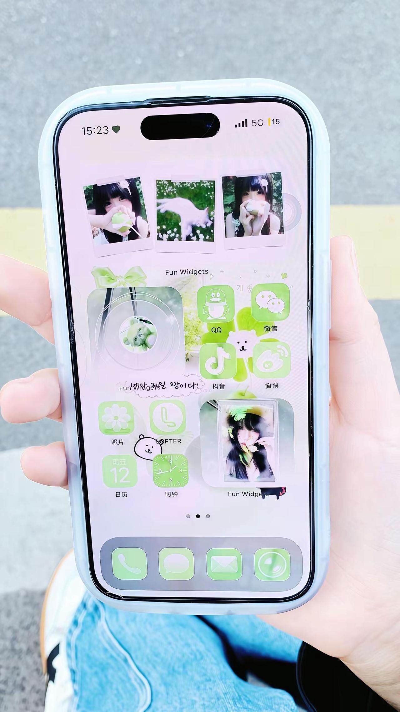 我回到春天了funwidgets 手机美化 苹果组件